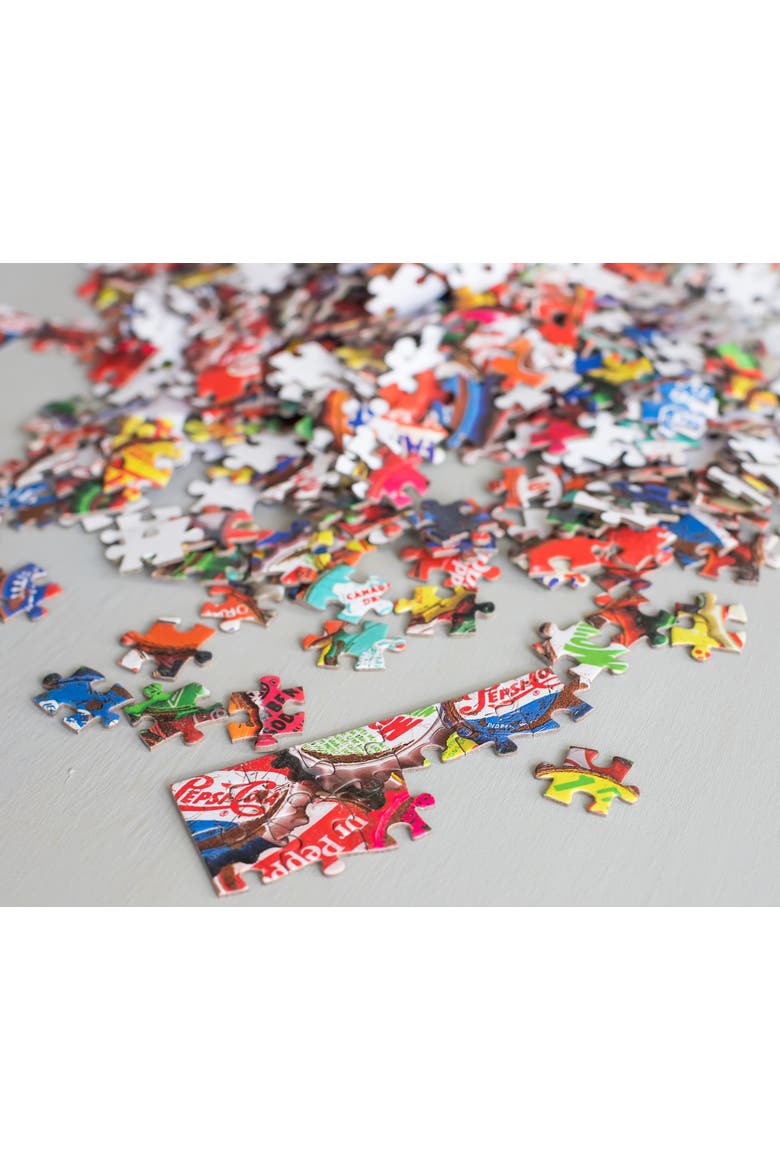Got Caps? Soda Bottle Cap Puzzle For Adults And Kids | 1000 Piece Jigsaw Puzzle, Alternate, color, Red