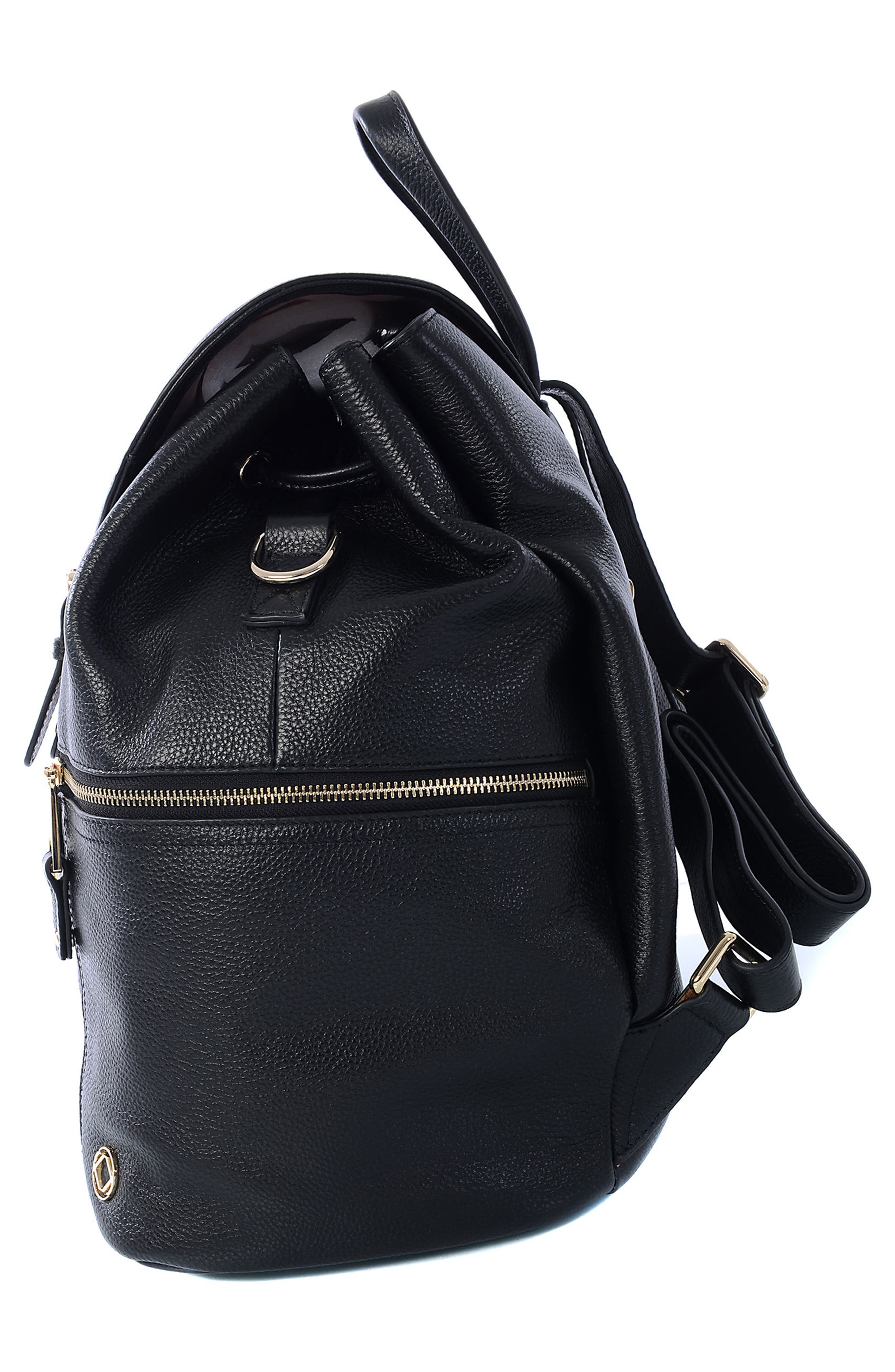 KERIKIT Thor Leather Diaper Backpack, Alternate, color, 