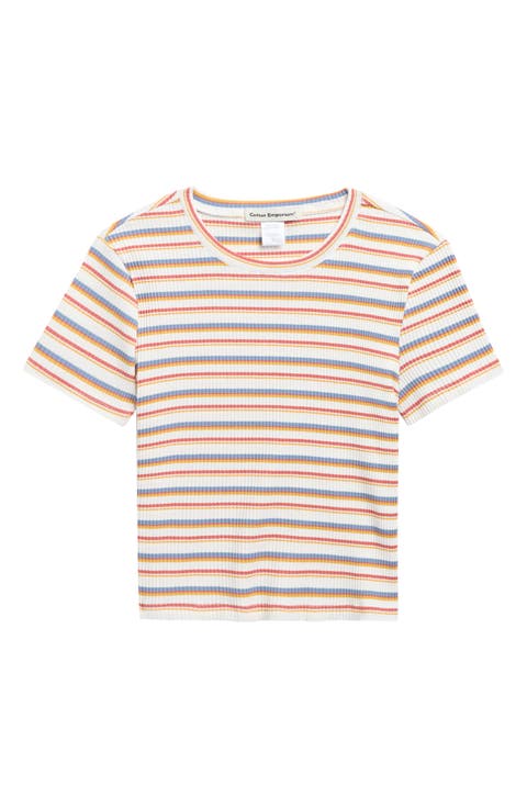 Kids' Stripe Rib T-Shirt