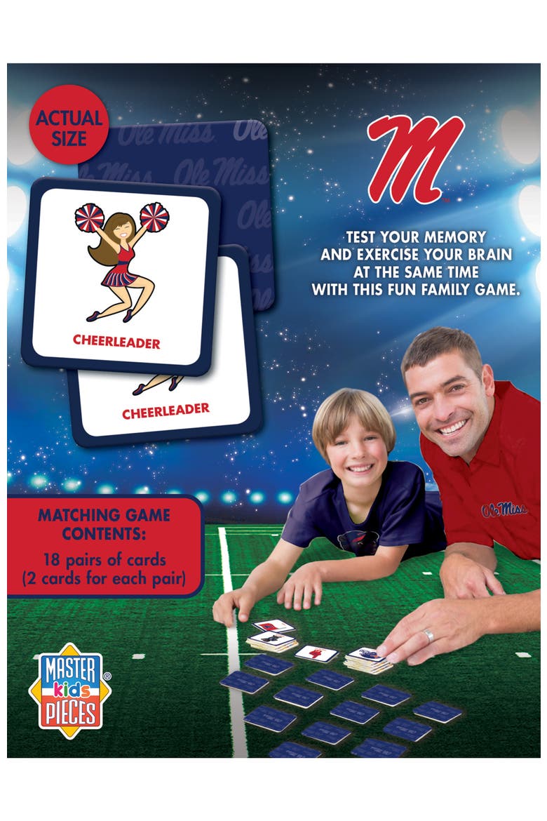 Ole Miss Rebels Matching Game, Alternate, color, Multicolor
