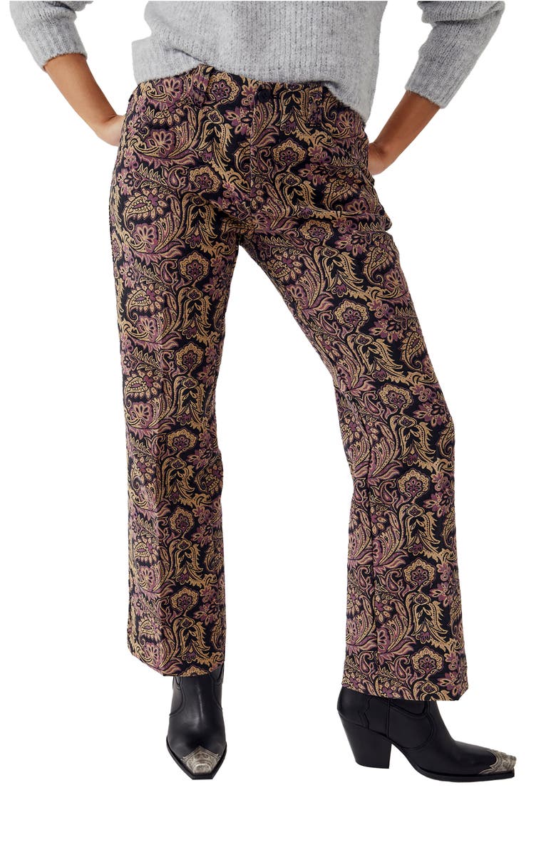 Free People Walker Relaxed Jacquard Pants, Main, color,