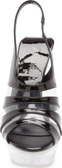 Slo Mo Slingback Platform Wedge Sandal