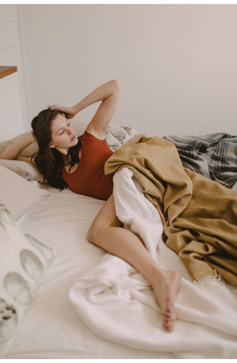 Evangeline Simple Blankets, Alternate, color, Simple Natural