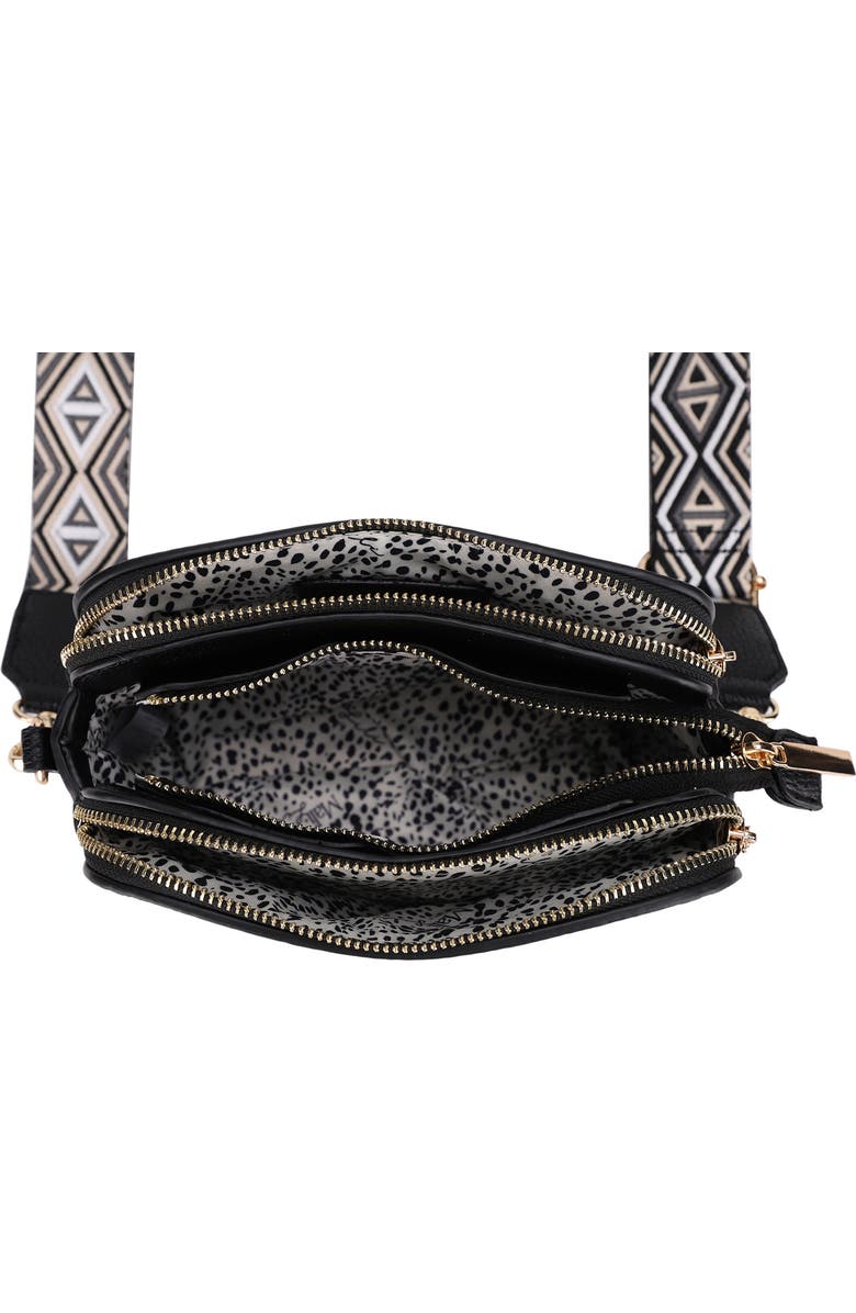 Mali + Lili Zahara Crossbody Bag, Alternate, color, Black