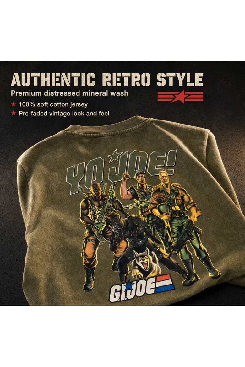 Graphic Short Sleeve T-shirt (little Kid & Big Kid), Alternate, color, Snake Eyes Duke Olive