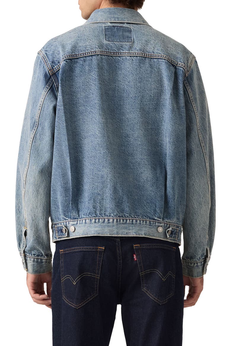 Type II Denim Trucker Jacket, Alternate, color, THATS A MYTH TRUCKER