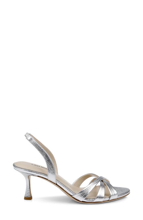 L'agence Colwill Slingback Sandal In Silver