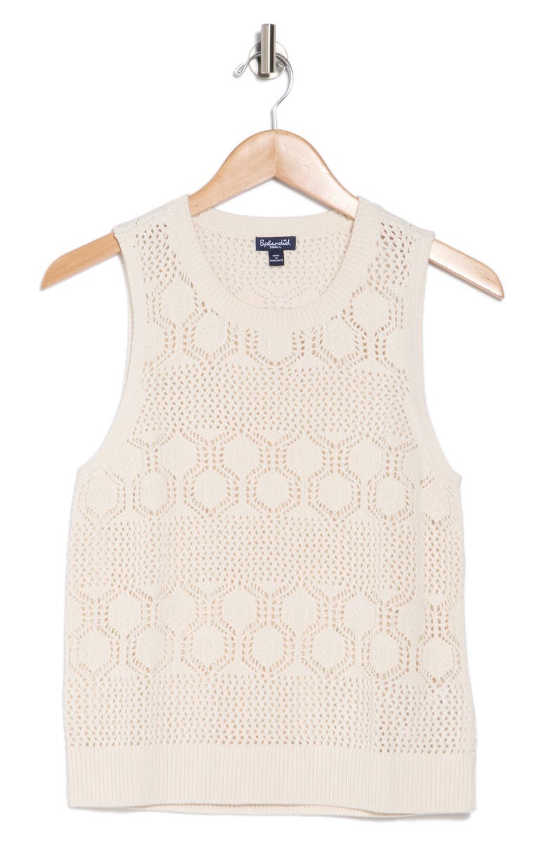 Honore Cotton Crochet Tank