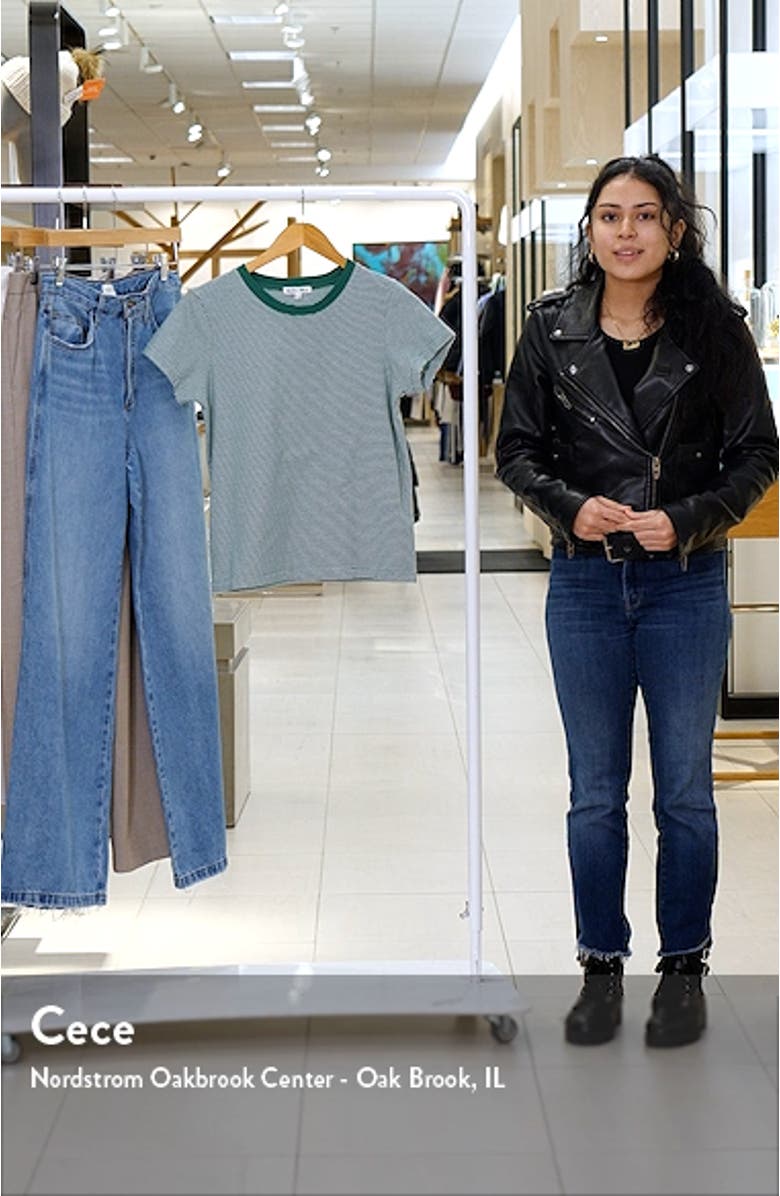 Prospect Stripe Stretch Cotton T-Shirt, sales video thumbnail