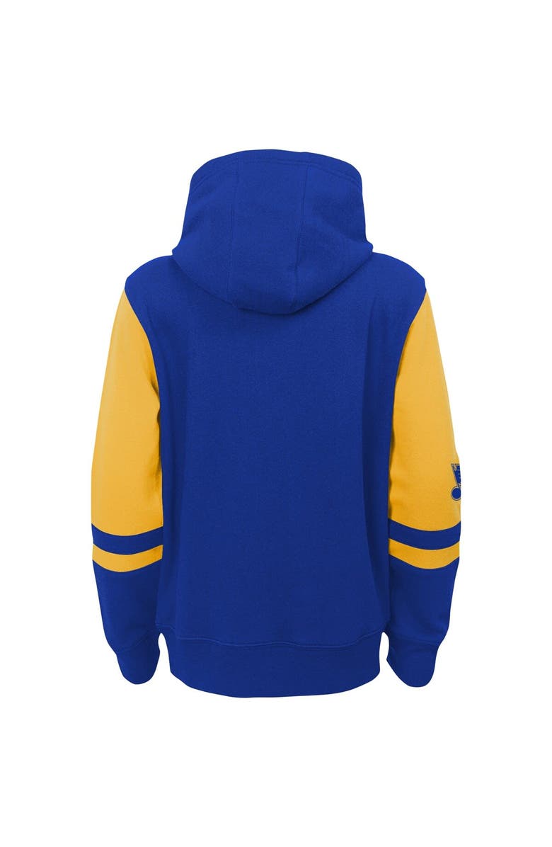 Outerstuff Youth Blue St. Louis Blues Face Off Color Block Full-Zip Hoodie, Alternate, color, 
