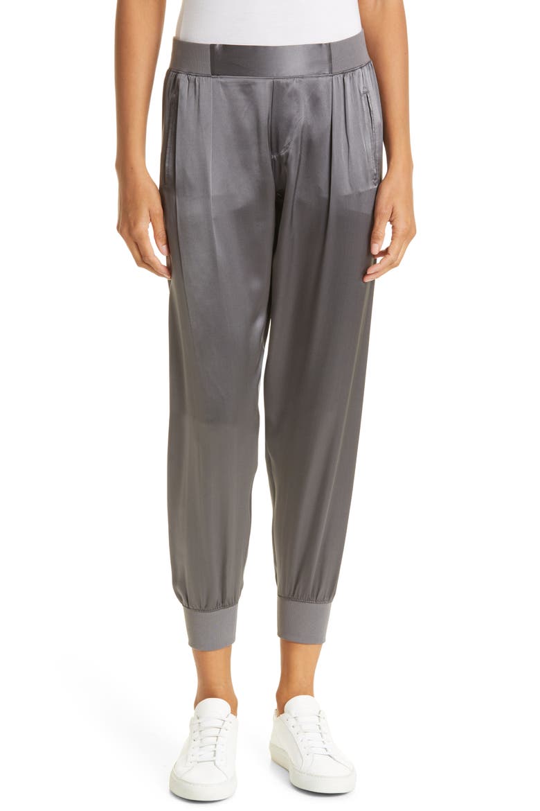 Silk Joggers, Main, color, BOULDER