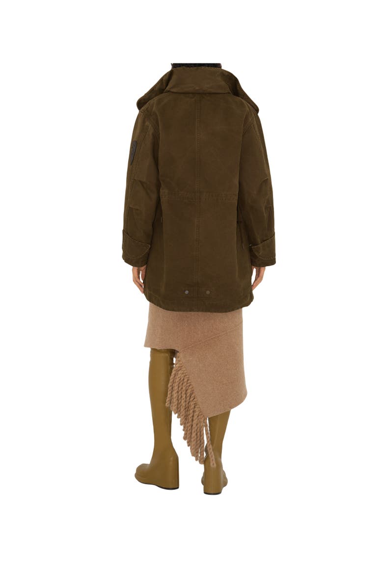 Burberry Detachable Warmer Cotton Parka, Alternate, color, 