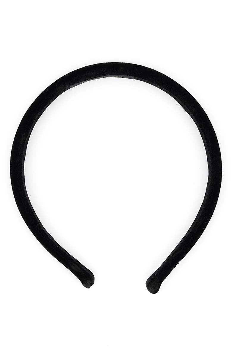 Alexandre de Paris Velvet Headband, Alternate, color, 