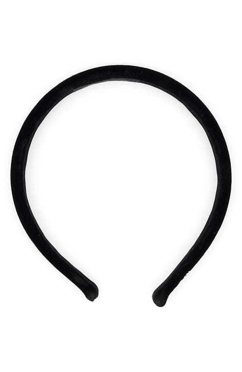 Alexandre De Paris Velvet Headband In Black