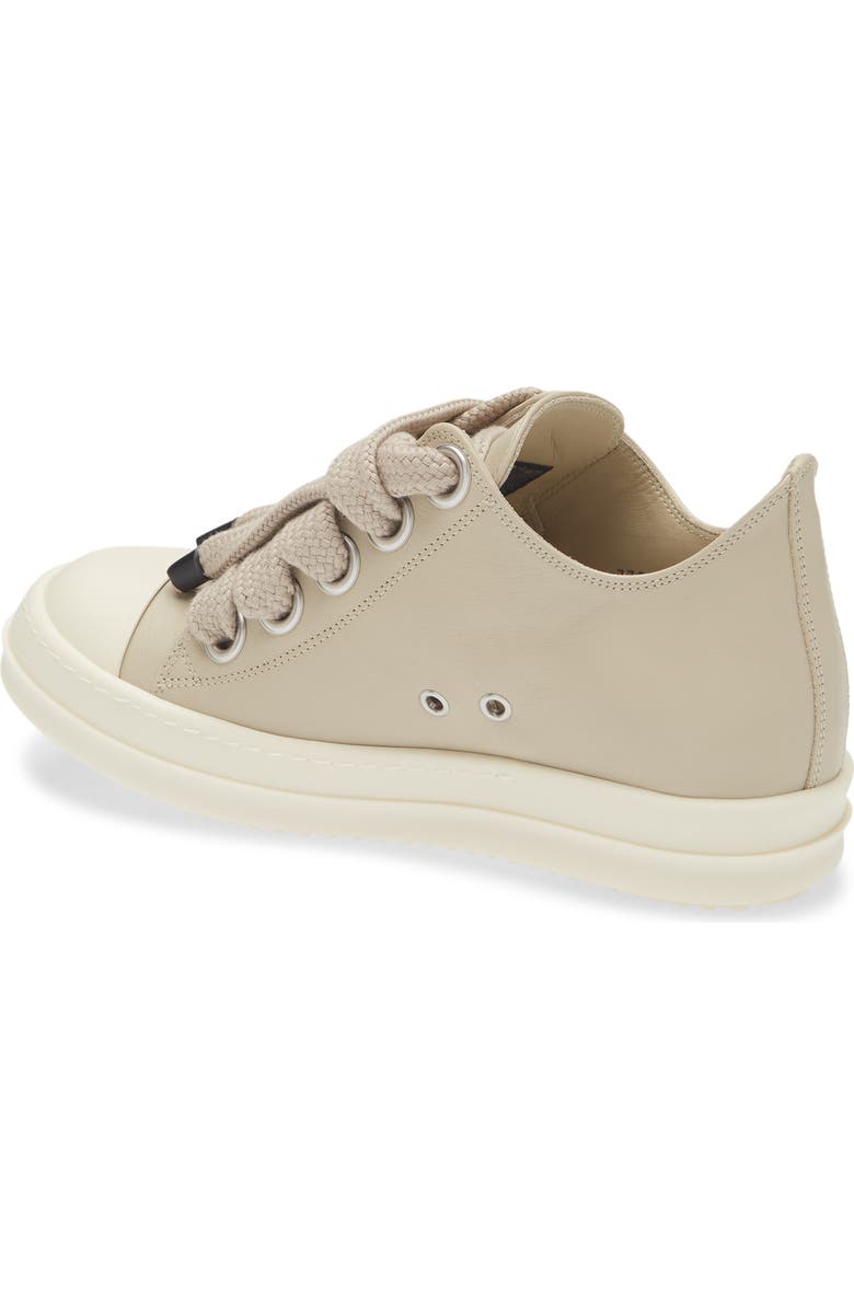 Rick Owens Jumbo Lace Low Top Sneaker, Alternate, color, Sand/ Milk/ Milk