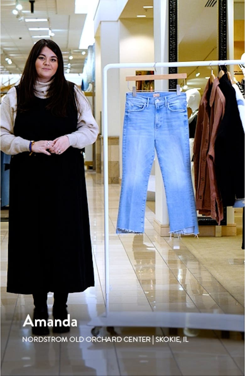 Lil' Insider Frayed Step Hem Crop Skinny Jeans, sales video thumbnail