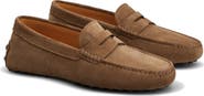 Tod's Calfskin Suede Driving Shoe