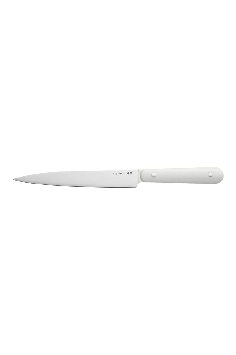 The Leo Spirit 5-Piece Stainless Steel Knife Set, Alternate, color, WHITE