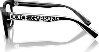 Kids' 47mm Rectangular Optical Glasses