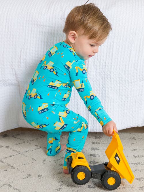 Rufflebutts Softsnooze Convertible One Piece Pajama In Blue