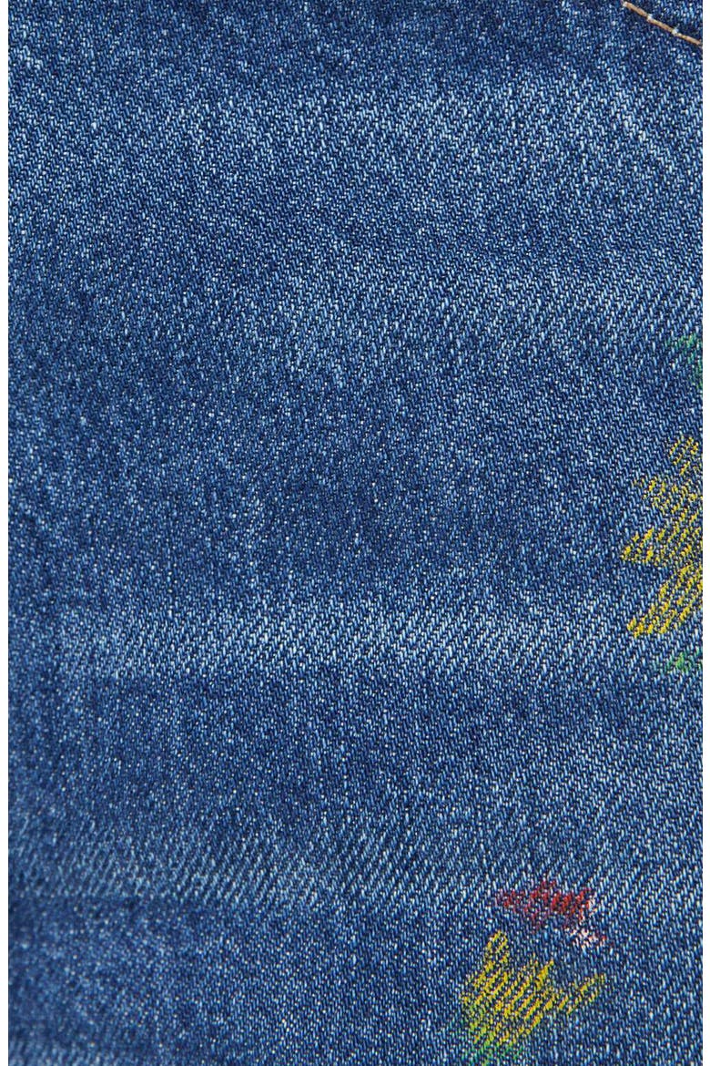 The Rerun Zip Sneak Wide Leg Jeans, Alternate, color, FIELD OF FLOWERS