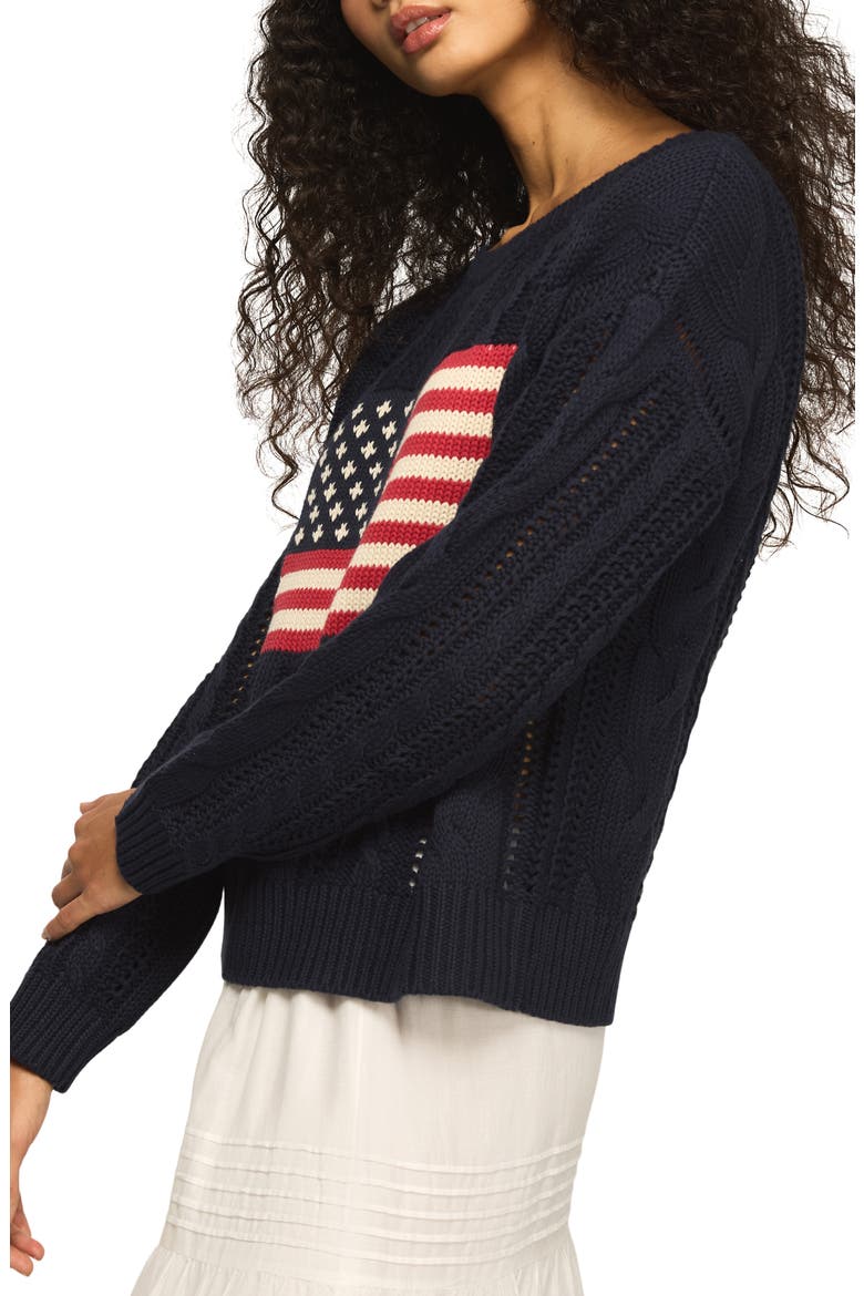 Americana Sweater, Alternate, color, CADET NAVY