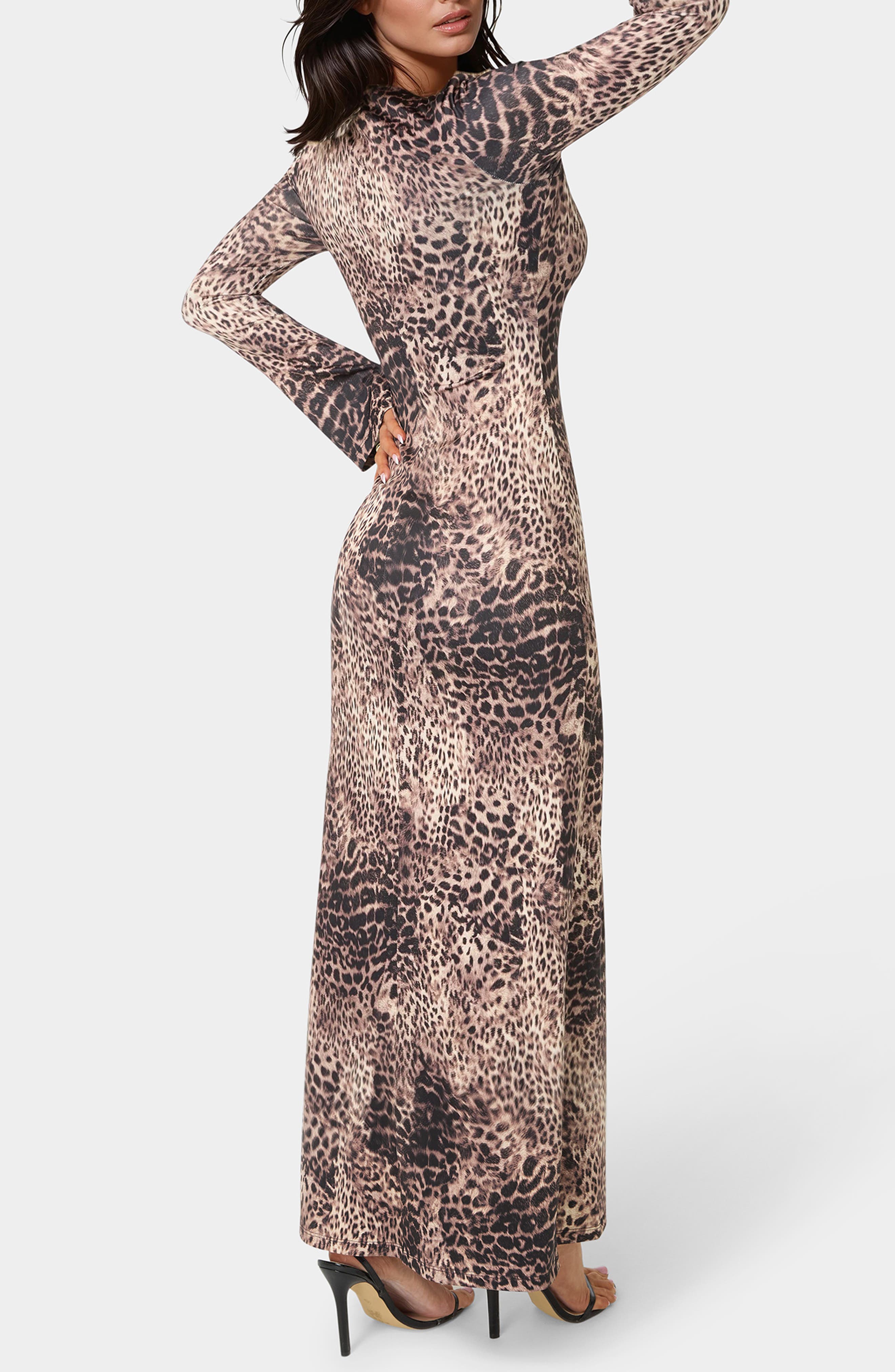 Keyhole Long Sleeve Maxi Dress - image 2
