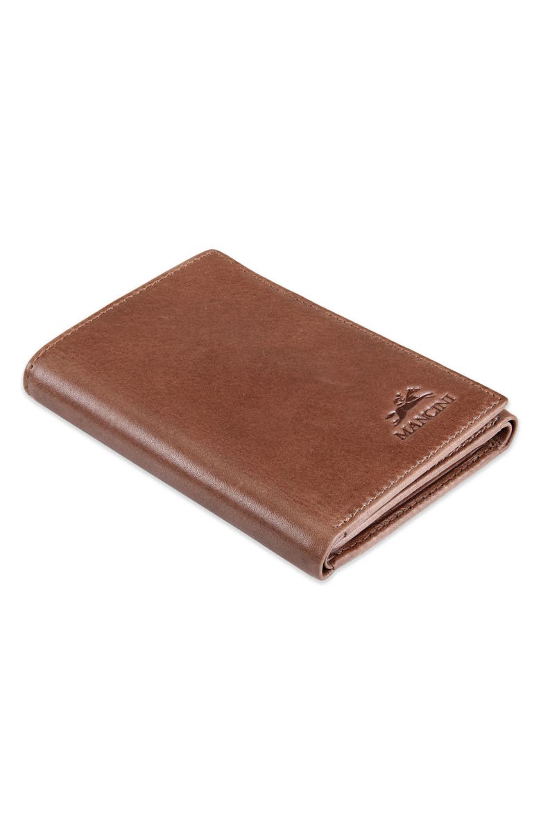Mancini RFID Trifold Wallet, Alternate, color, Brown