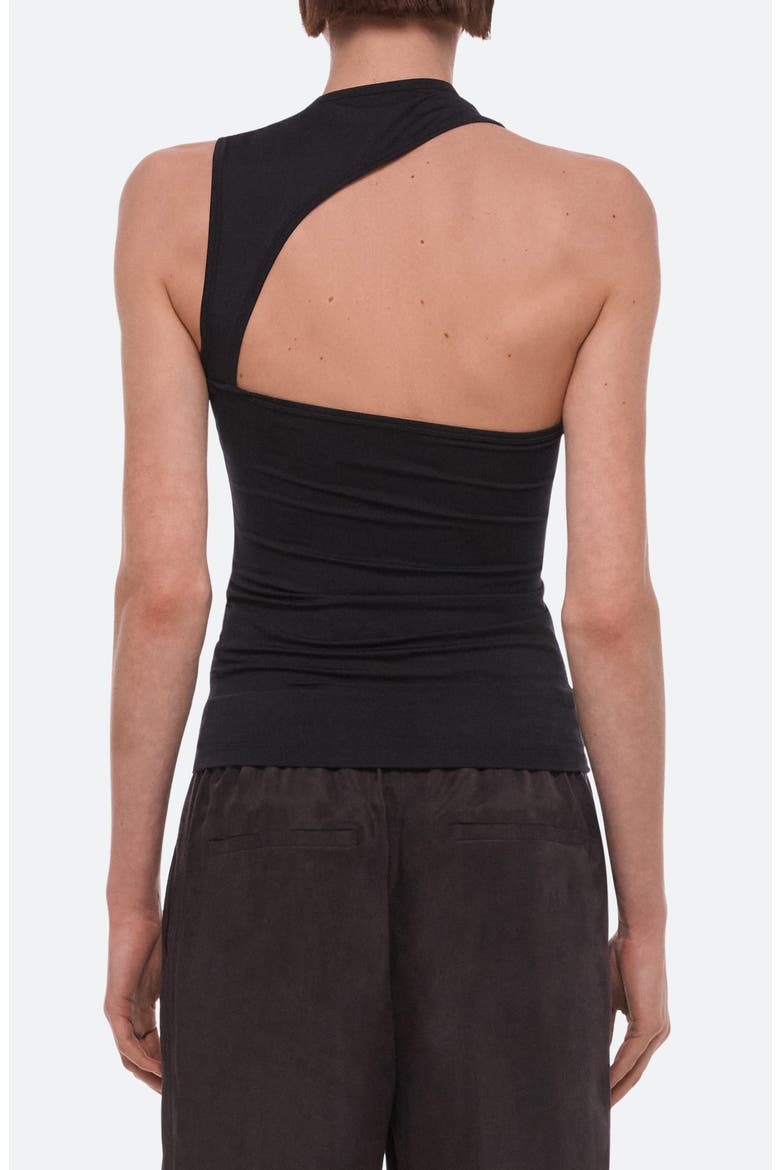 Asymmetrical Cutout Tank, Alternate, color, BLACK
