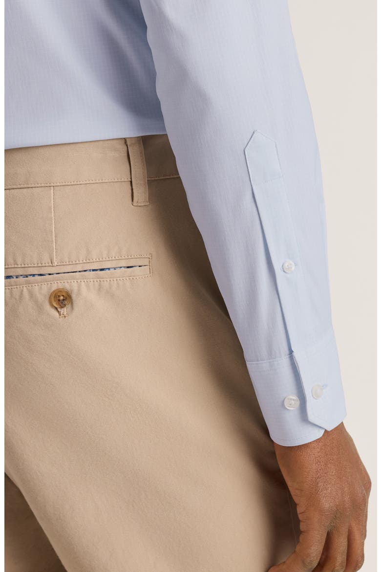 Tech Slim Fit Performance Button-Up Shirt, Alternate, color, BLUE GILBERT GRID CHECK