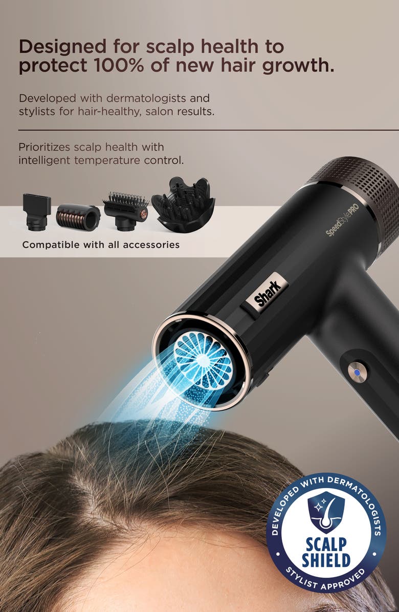 SHARK Speedstyle Pro Hair Dryer Curly/Coily, Alternate, color, 