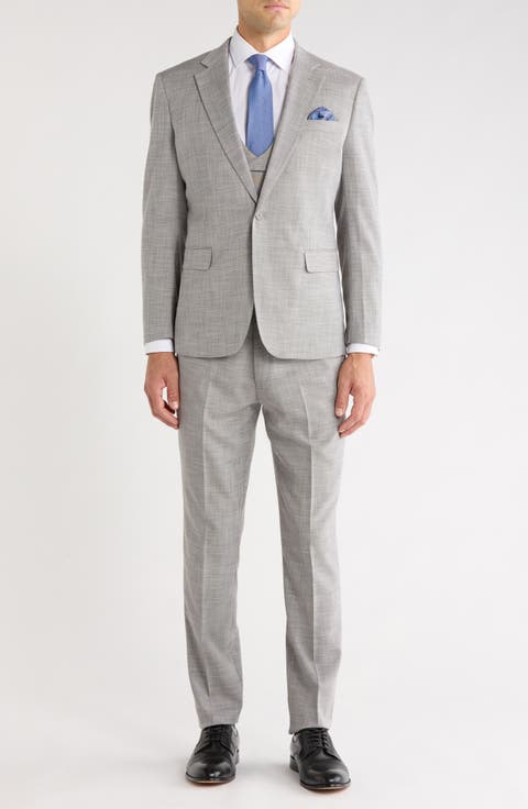 Notch Lapel 3-Piece Suit