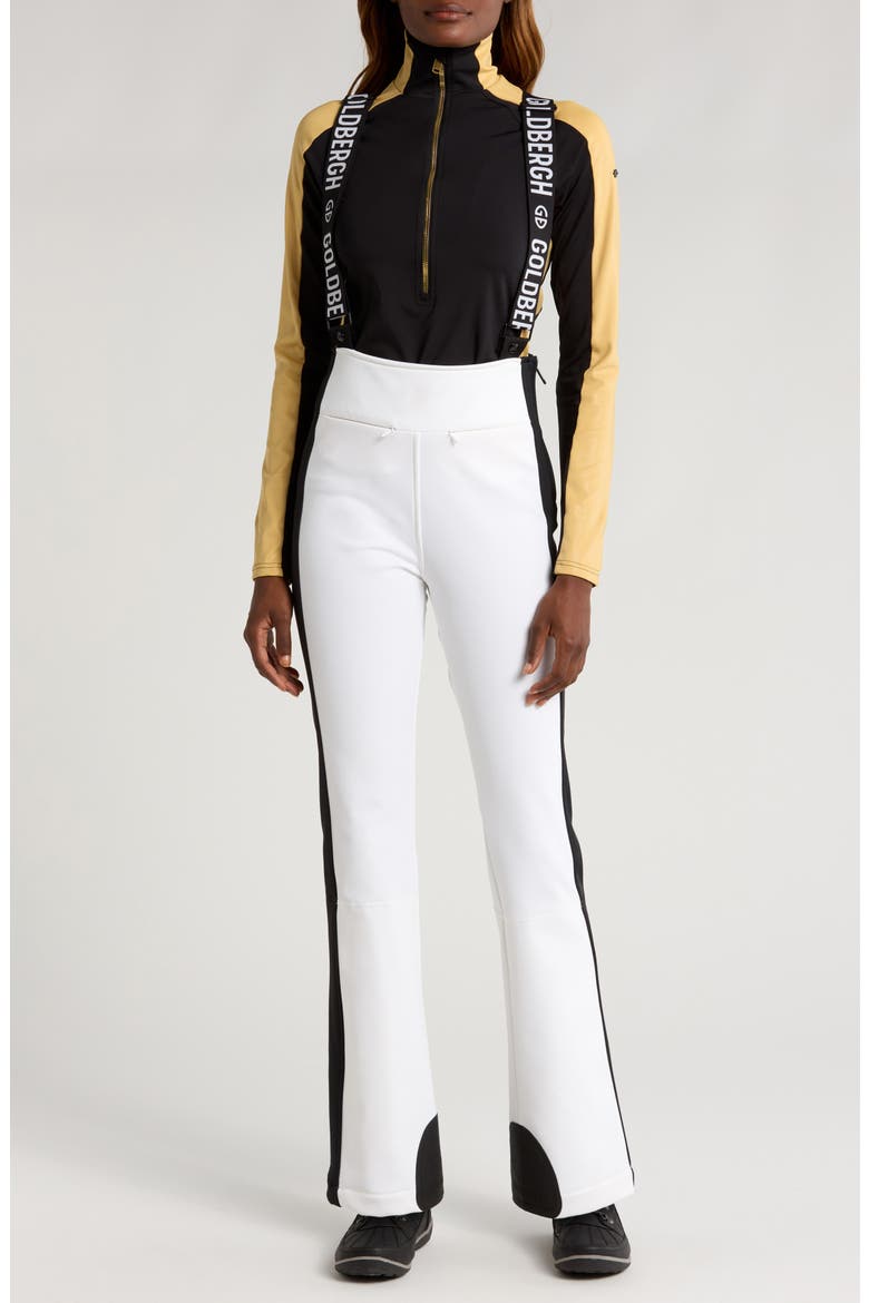 High End Waterproof Ski Pants, Main, color, WHITE