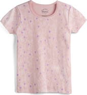 Mightly Toddler Organic Cotton Short Sleeve Ribbed Scoop Neck Tee