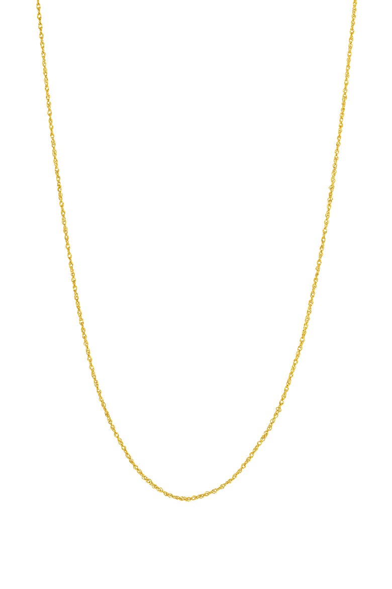 14K Gold Singapore Sparkle Chain Necklace, Main, color, YELLOW GOLD