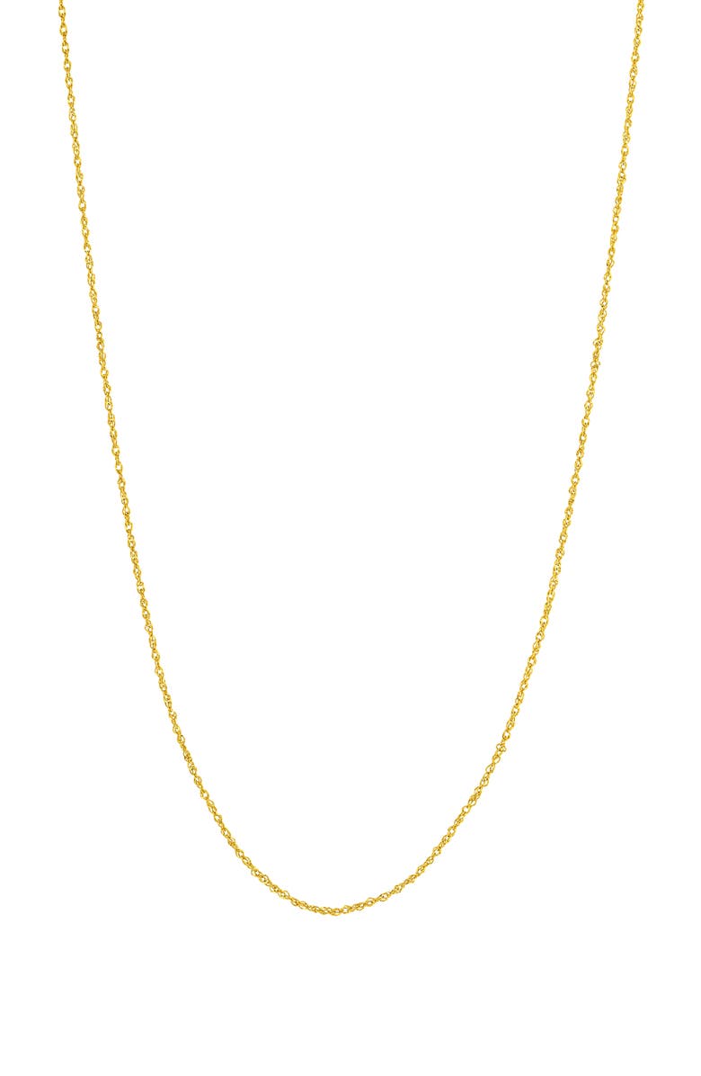HAWLEY ST 14K Gold Singapore Sparkle Chain Necklace, Main, color, 