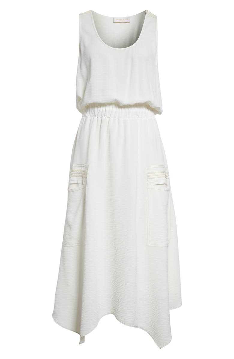 Ramy Brook Hallie Sleeveless Handkerchief Hem Dress, Alternate, color, Ivory