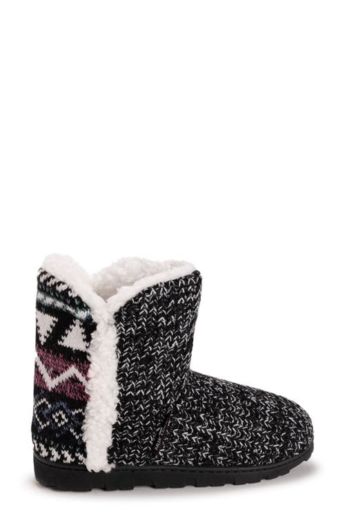 Muk Luks Cheyenne Indoor/outdoor Slipper In Black