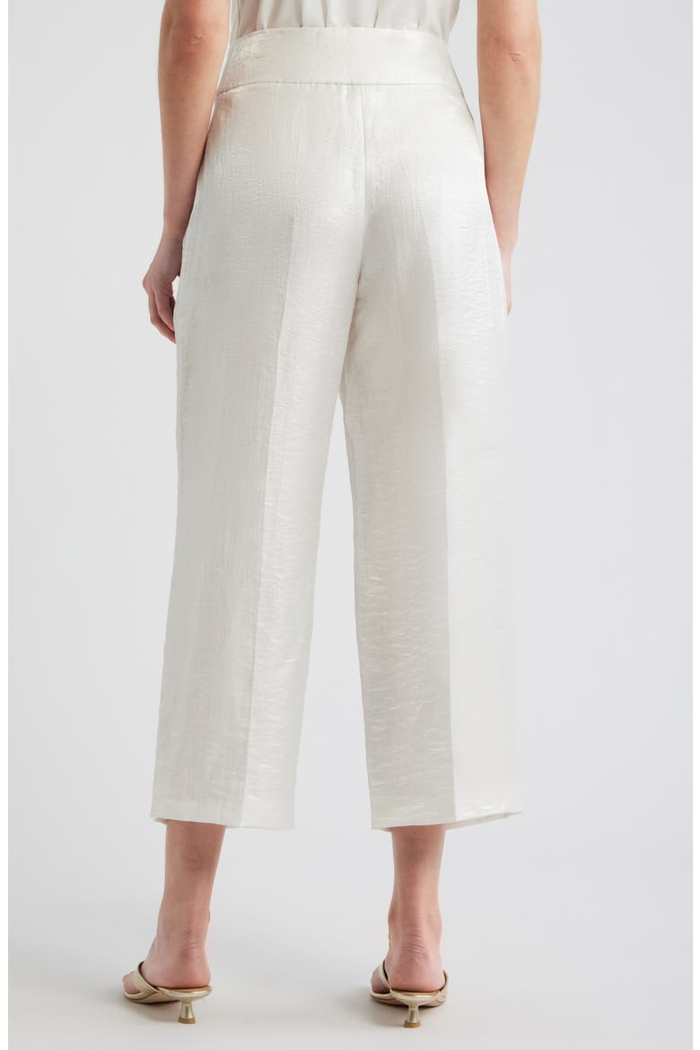 Tacres High Waist Ankle Wide Leg Pants, Alternate, color, SOFT CREAM