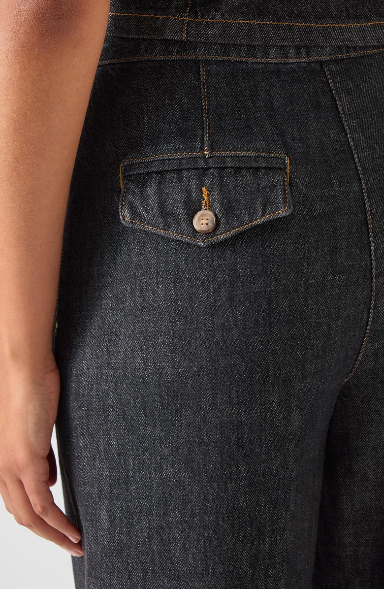 LK Bennett Ami Wide Leg Trouser Jeans, Alternate, color,