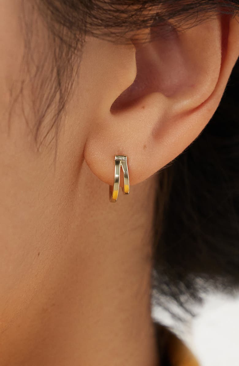 Ana Luisa Double Hoop Earrings - Gold Double Hoops, Alternate, color, Gold