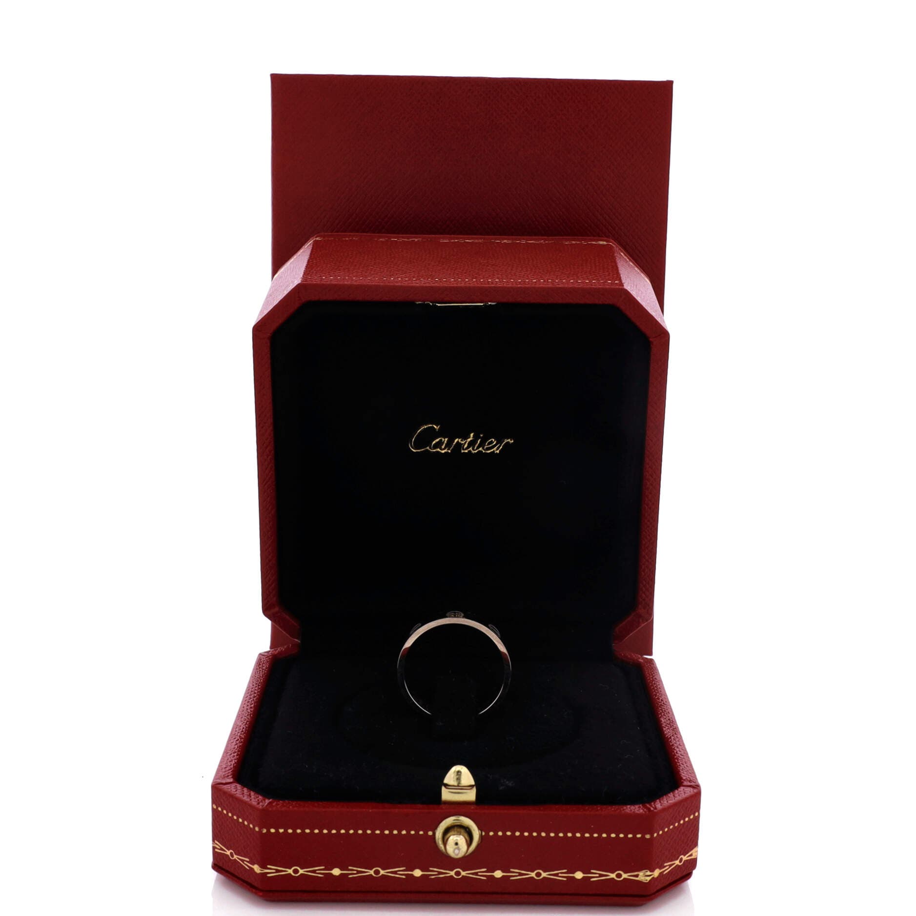 Love Wedding Band Ring 18K White Gold, Alternate, color, Metallic Gold
