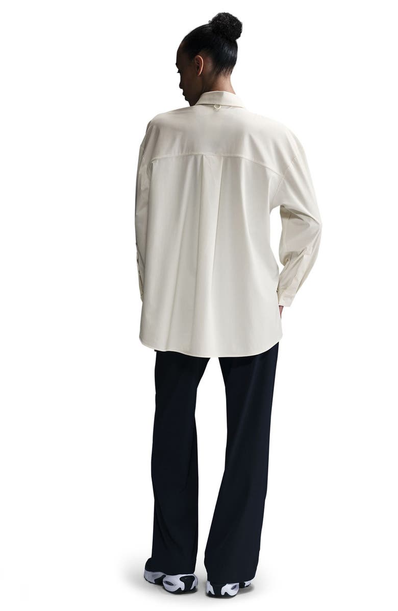 Nike 24.7 Dri-Fit Button-Up Shirt, Alternate, color, Sail/ Sail