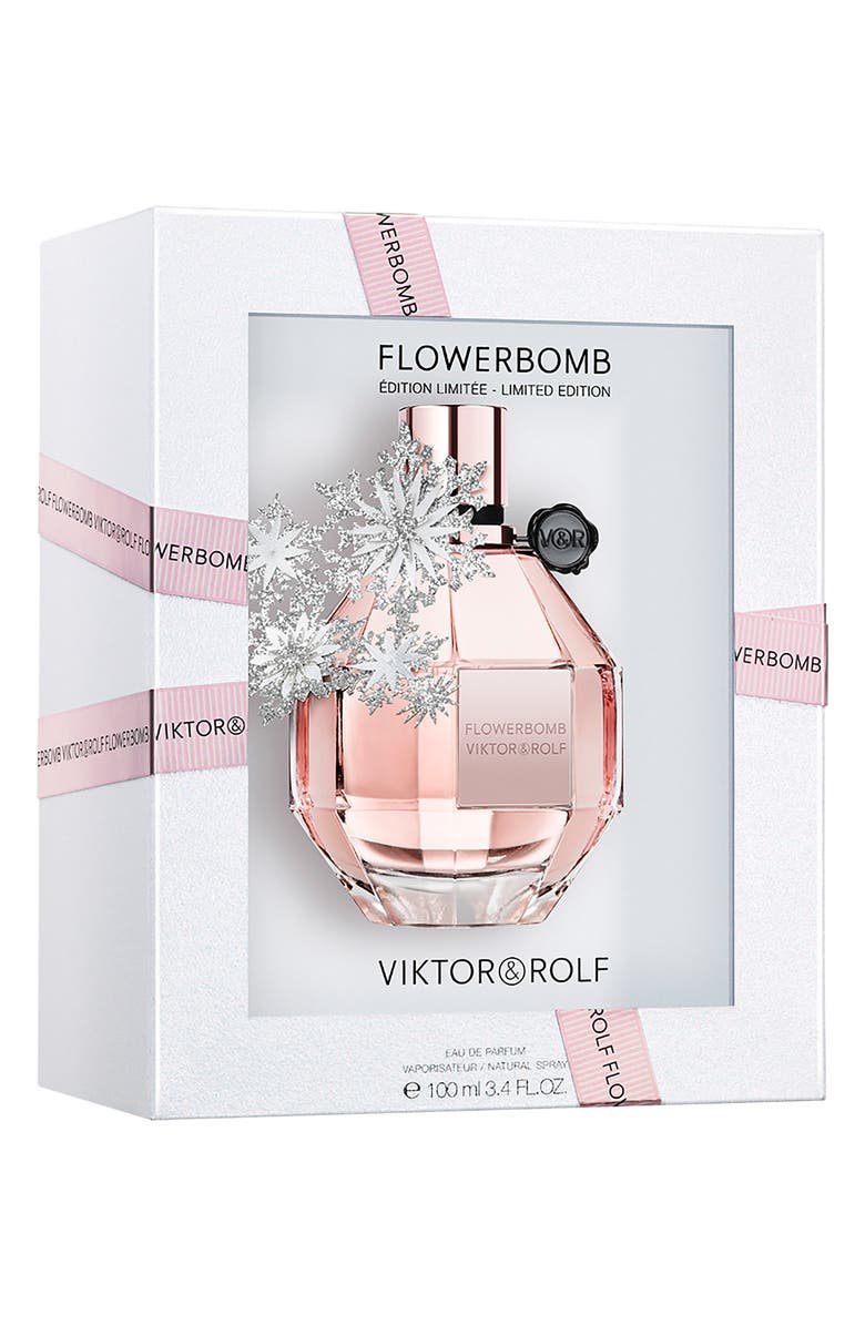 Viktor&Rolf Full Size Flowerbomb Holiday Edition Eau de Parfum, Alternate, color,