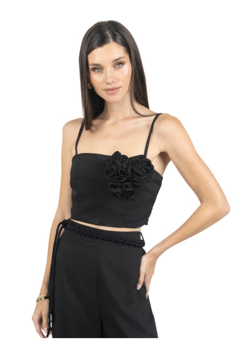 Rosalia Pants and Top Set, Alternate, color, Black