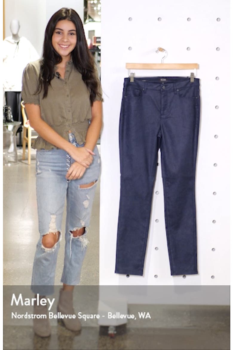 Alina Faux Suede Skinny Pants video