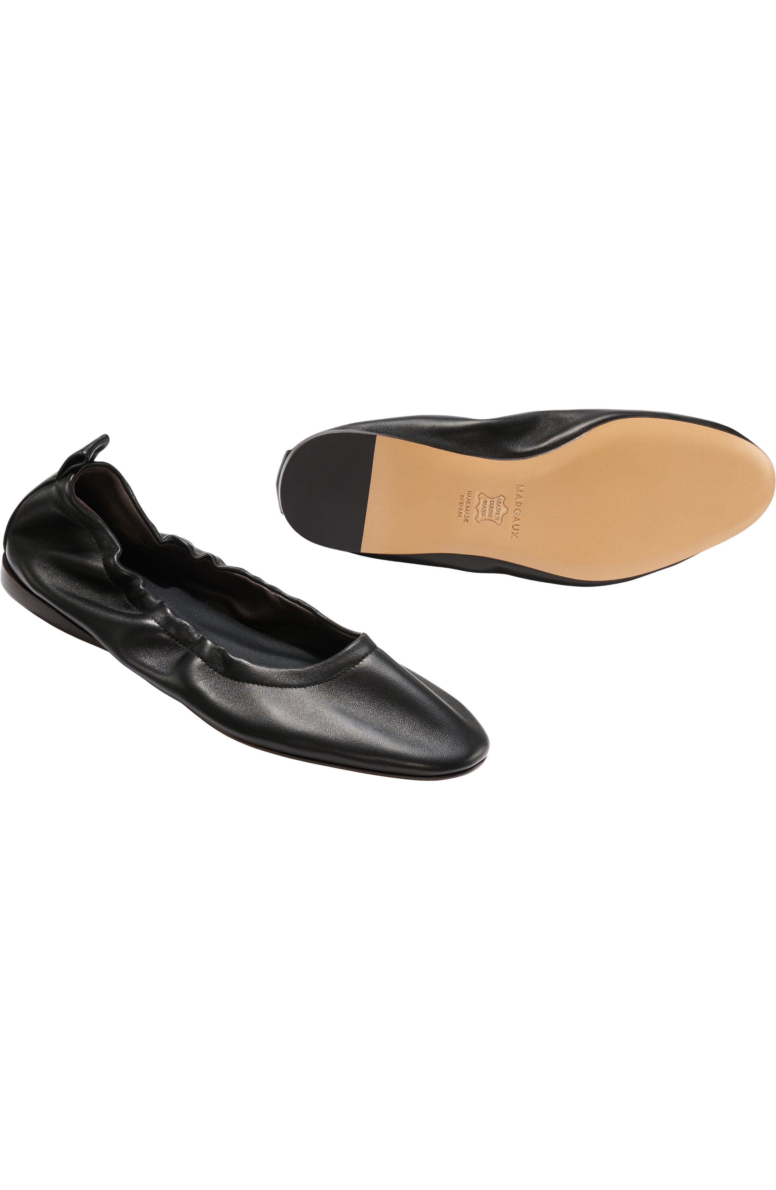 MARGAUX The Pascale Flat, Alternate, color, Black Nappa