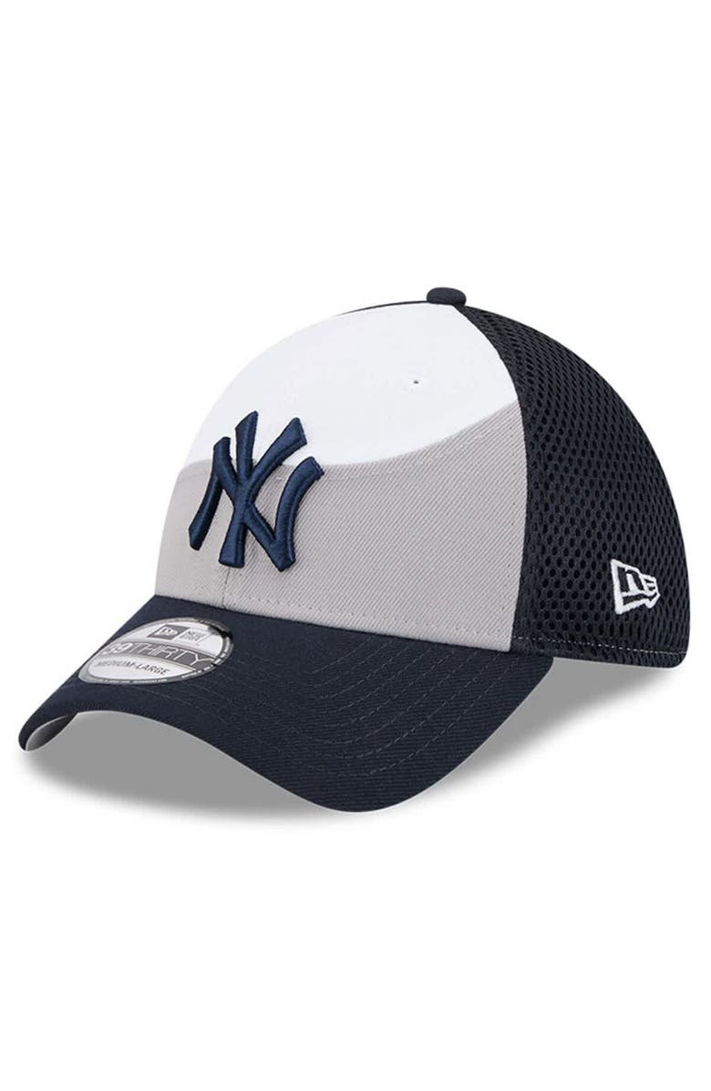 New Era Men's New Era  Gray/Navy New York Yankees 2025 Spring Training 39THIRTY Flex Hat, Main, color, 