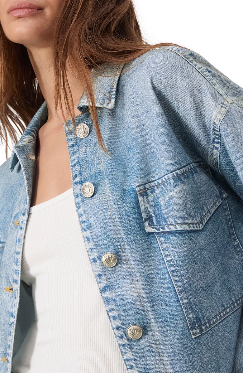 rag & bone Miramar Jaiden Denim Shirt Jacket, Alternate, color, 