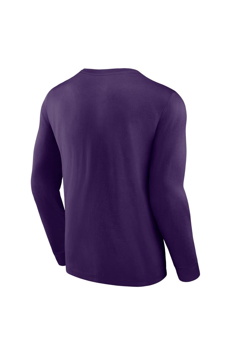 FANATICS Men's Fanatics Branded Purple Phoenix Suns Baseline Long Sleeve T-Shirt, Alternate, color, Purple
